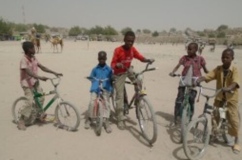 Article : Le vélo dans le désert de Ngouri : une activité ludique et rémunérée